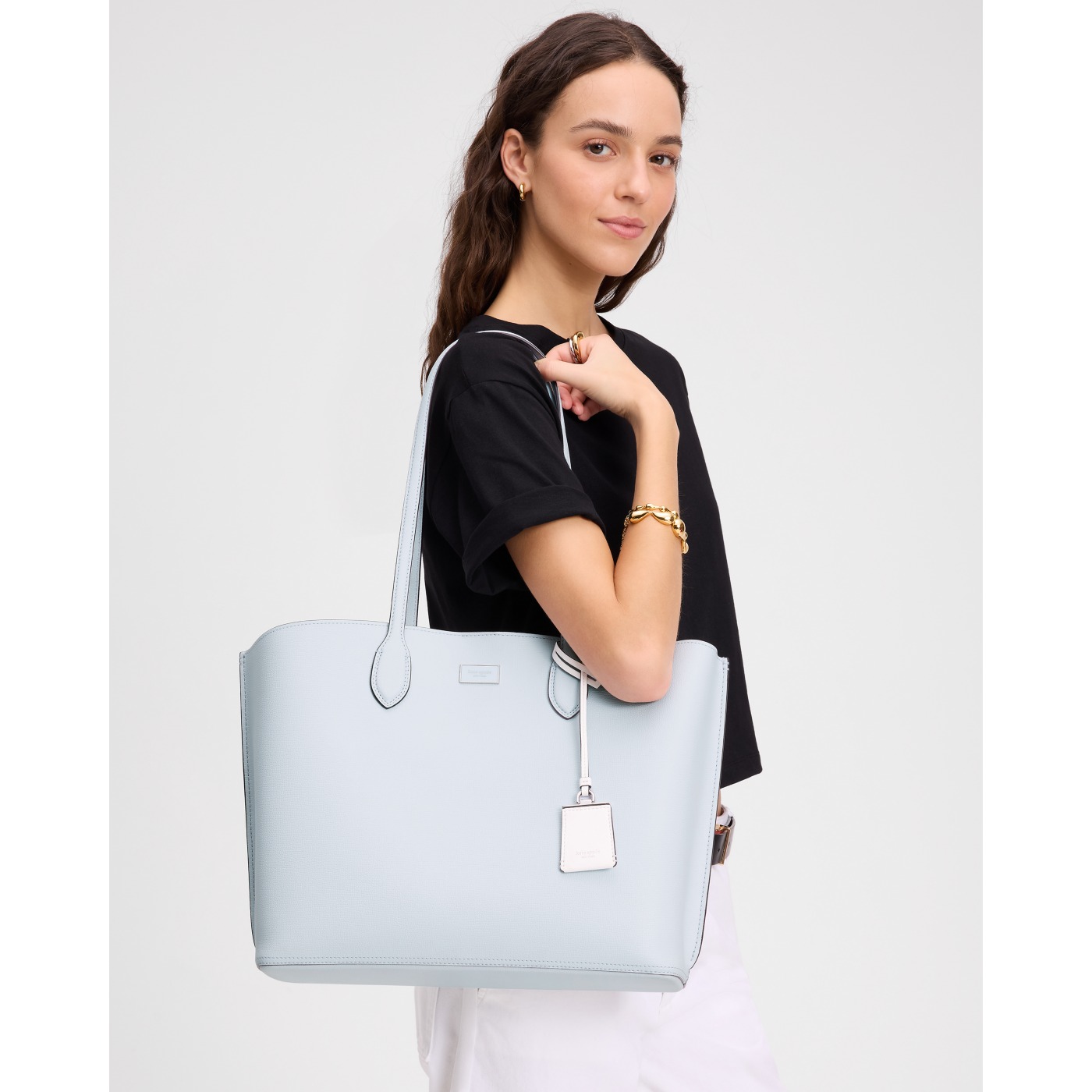 Kate Spade Suite Large Work Tote in Taro Milk - Preorder