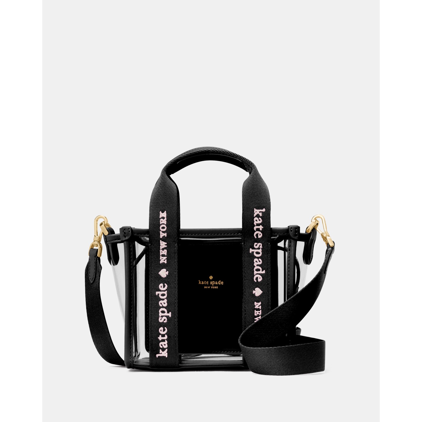 Kate Spade Kip Clear Mini Tote in Black - Preorder