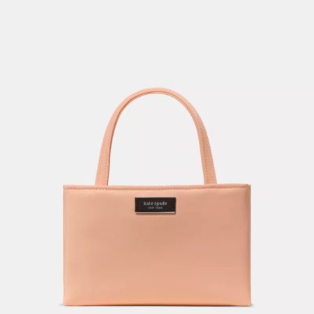 Kate Spade Sam Icon Ksnyl Mini Tote Bag Light Cantaloupe - Preorder