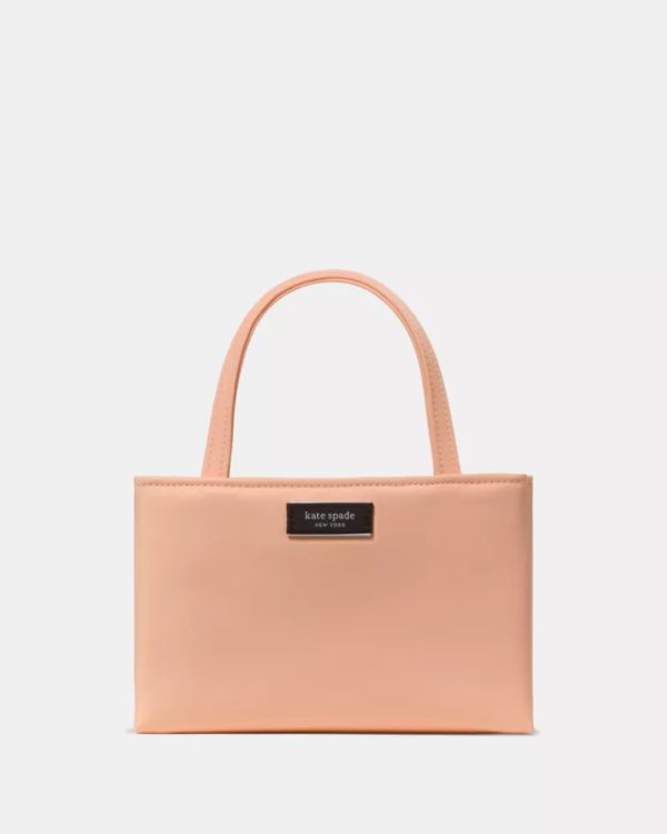 Kate Spade Sam Icon Ksnyl Mini Tote Bag Light Cantaloupe - Preorder