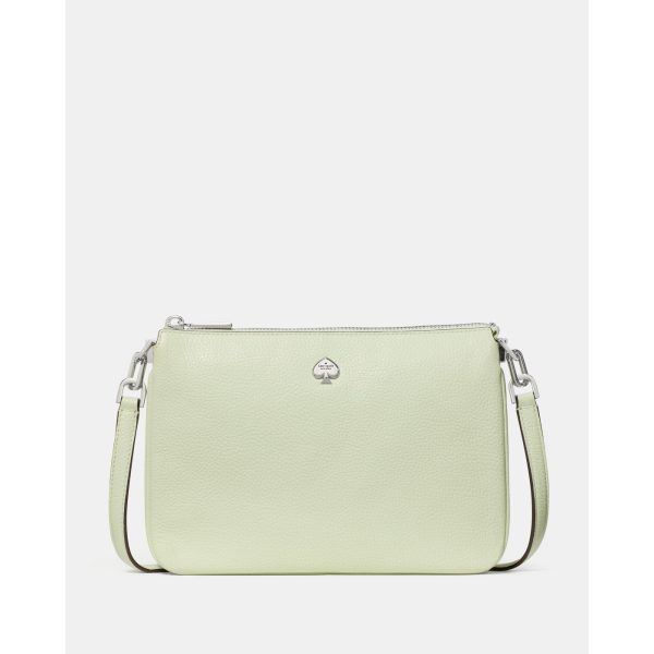 Kate Spade Kayla Triple Crossbody Bag in Lime Frosting - Preorder