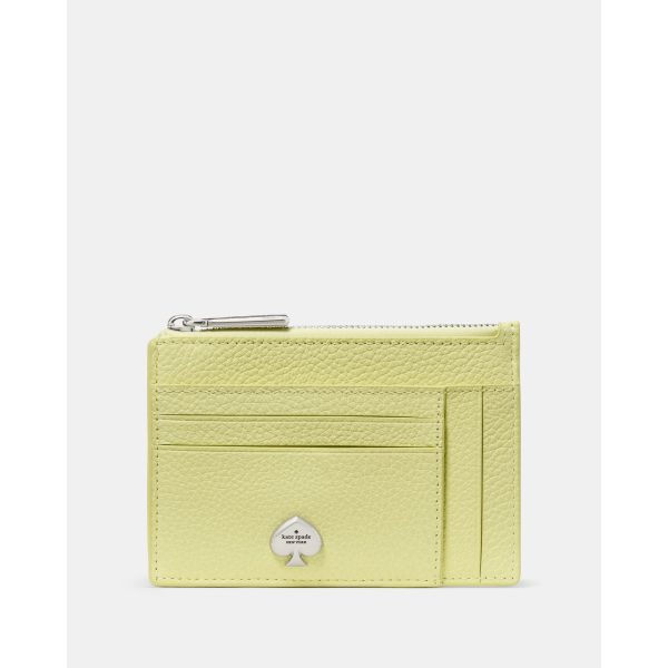Kate Spade Kayla Large Slim Cardholder in Tennis Ball - Preorder
