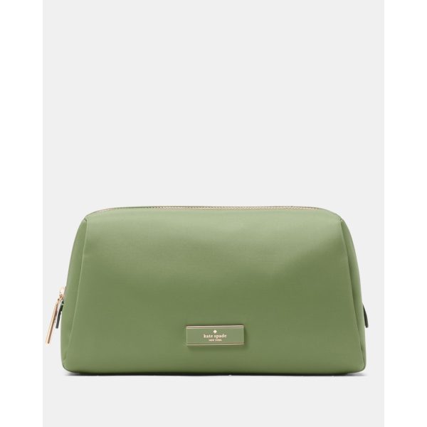 Kate Spade Carter Nylon Cosmetic Pouch in Cedar Stand - Preorder