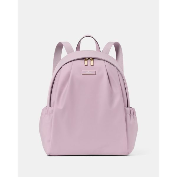 Kate Spade Carter Nylon Large Backpack in Lavender Smoke - Preorder
