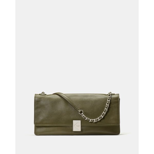 Kate Spade Deco Soft Shoulder Bag in Seaweed - Preorder