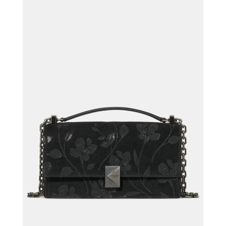 Kate Spade Deco Uptown Blooms Mini Crossbody in Black - Preorder