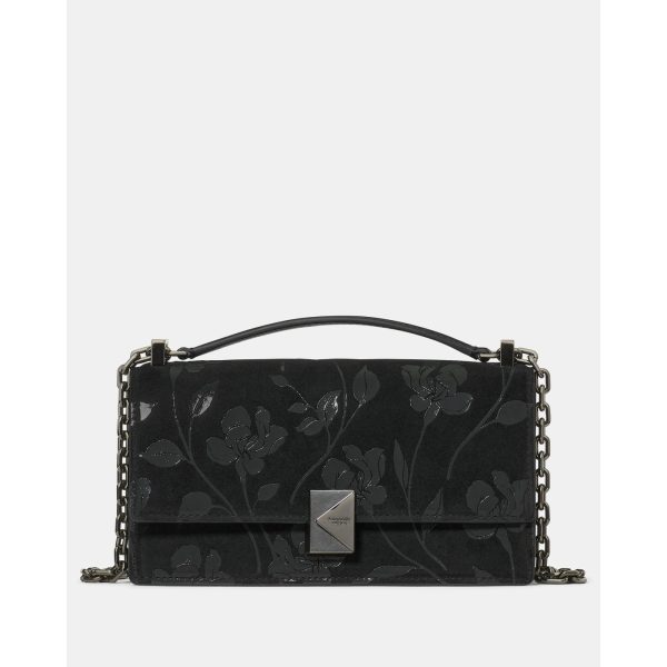 Kate Spade Deco Uptown Blooms Mini Crossbody in Black - Preorder