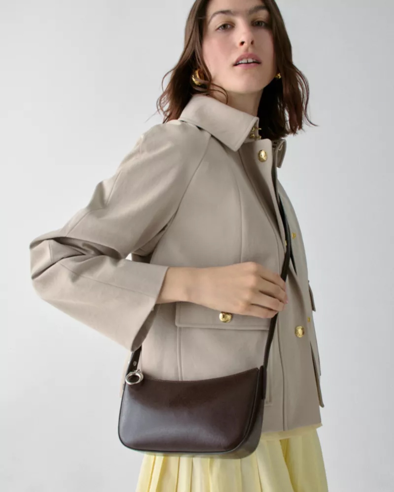 Kate Spade Halo Glazed Crossbody Hot Fudge - Preorder - Image 2