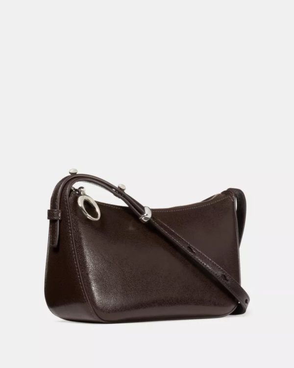 Kate Spade Halo Glazed Crossbody Hot Fudge - Preorder