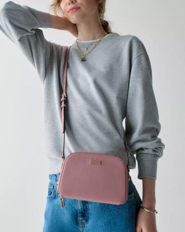 Kate Spade Serena Double Zip Dome Crossbody Dusk Rose - Preorder