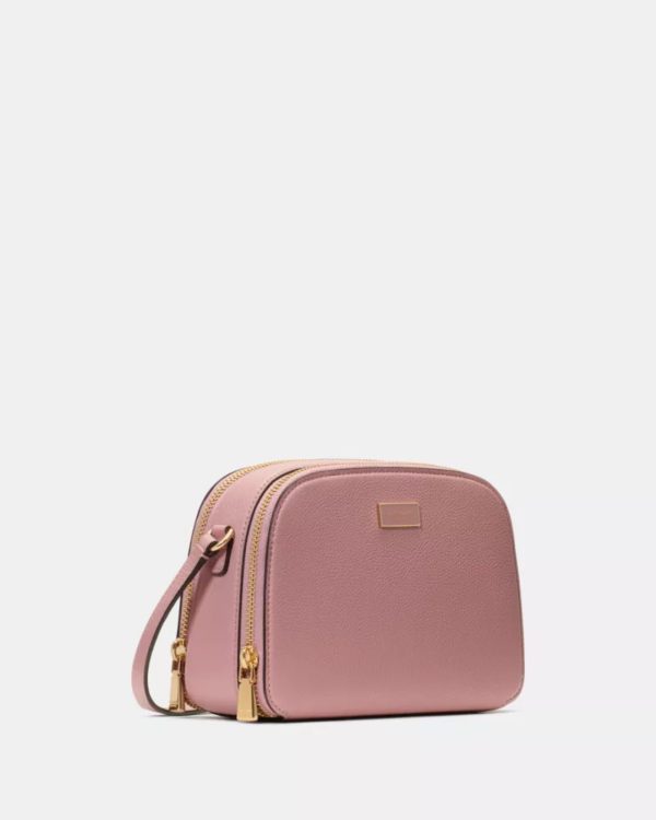 Kate Spade Serena Double Zip Dome Crossbody Dusk Rose - Preorder