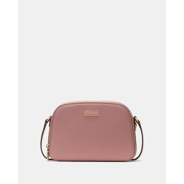 Kate Spade Serena Double Zip Dome Crossbody in Dusk Rose - Preorder