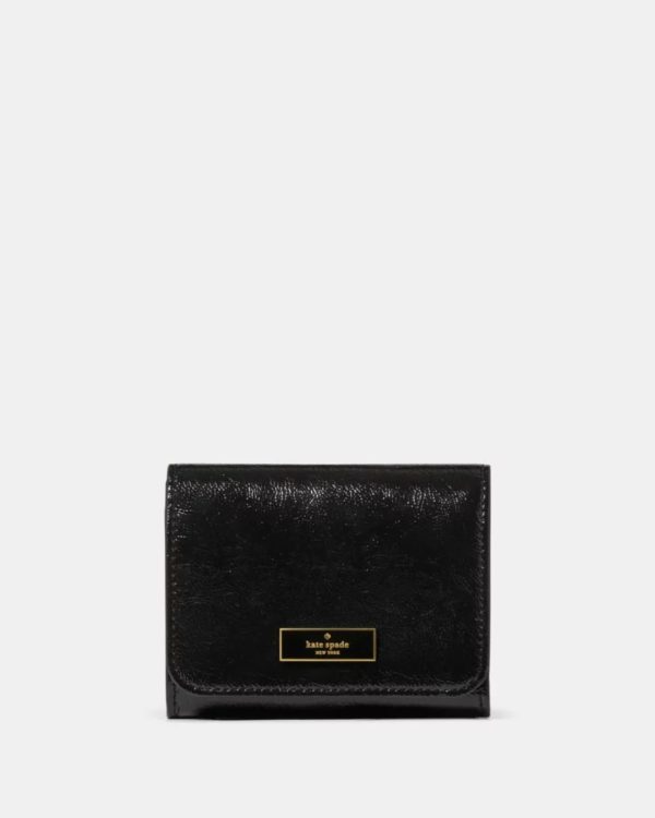 Kate Spade Bridget Crinkle Patent Small L-zip Wallet - Preorder