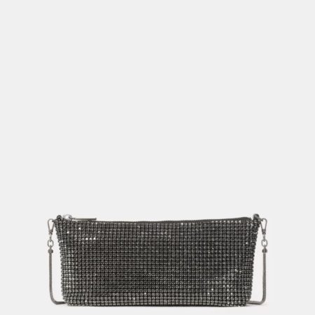 Kate Spade Andie Faux Crystal Mesh Small Shoulder Green Multi - Preorder