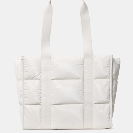 Kate Spade Kip Puffy Large Tote Optic White - Preorder