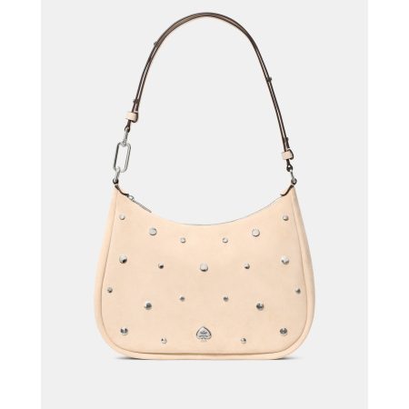Kate Spade Kayla Suede Studs Large Shoulder Bag in Milk Glass - Preorder