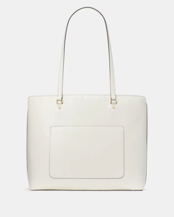 Kate Spade Bridget Crinkle Patent Large Tote Meringue - Preorder