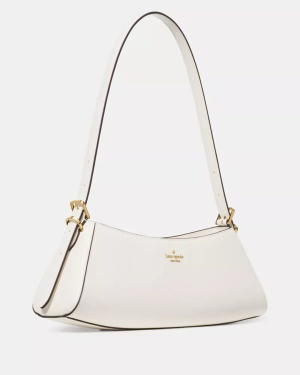 Kate Spade Frankie Textured Patent Leather Small East West Shoulder Meringue - Preorder