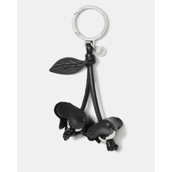 Kate Spade 3D Flower Bag Charm in Black Multi - Preorder