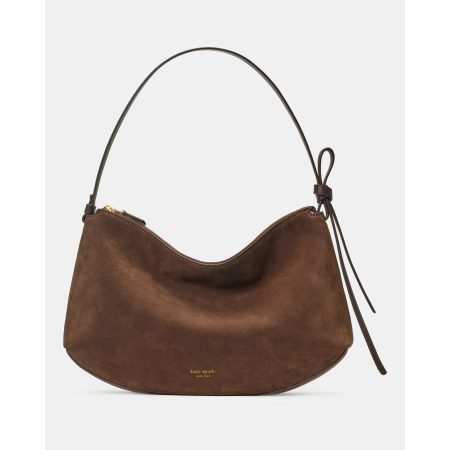 Kate Spade Loop Suede Large Shoulder Bag in Hot Fudge Multi - Preorder