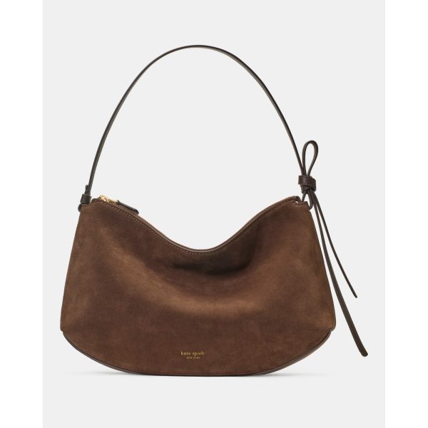 Kate Spade Loop Suede Large Shoulder Bag in Hot Fudge Multi - Preorder