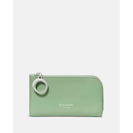 Kate Spade Halo Small Bifold Wallet in Crisp Sage - Preorder