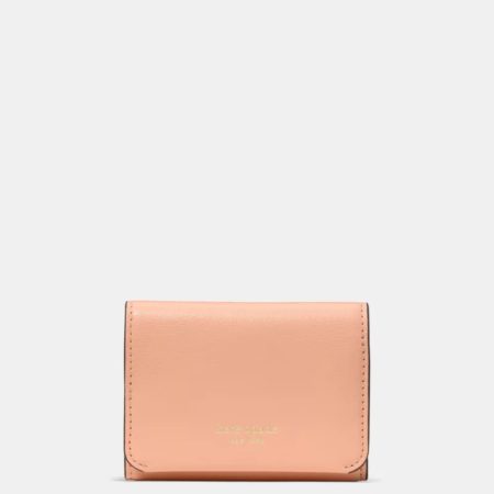 Kate Spade Halo Card Case Trifold Wallet Light Cantaloupe - Preorder