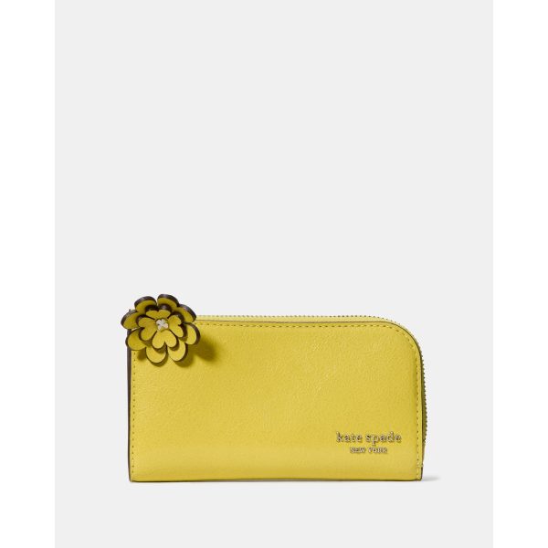Kate Spade Devin Glazed Small Bifold Wallet in Lime Slice - Preorder