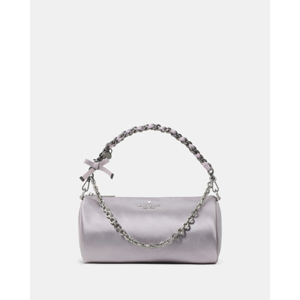 Kate Spade Roulette Satin Mini Convertible Crossbody in Gravel Grey - Preorder