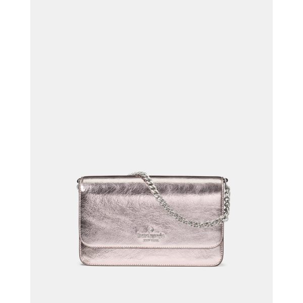 Kate Spade Madison Metallic Willow Mini Flap Crossbody in Lilac Moonlight - Preorder