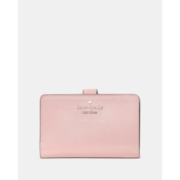 Kate Spade Madison Medium Bifold Wallet in Tutu Pink - Preorder