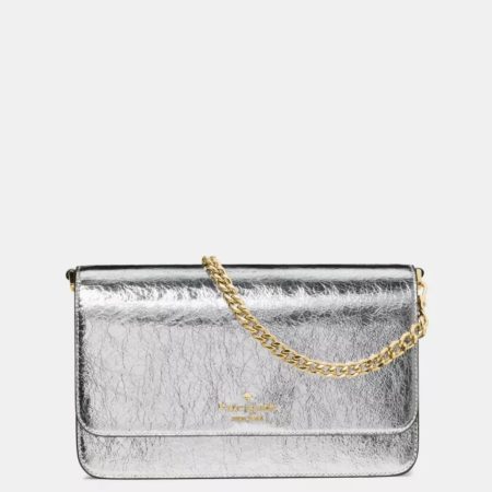 Kate Spade Madison Willow Medium Convertible Crossbody Silver - Preorder
