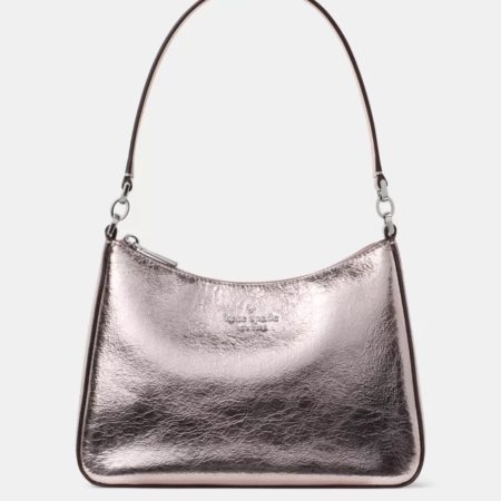 Kate Spade Margot Crinkle Metallic Convertible Shoulder Bag Lilac Moonlight - Preorder
