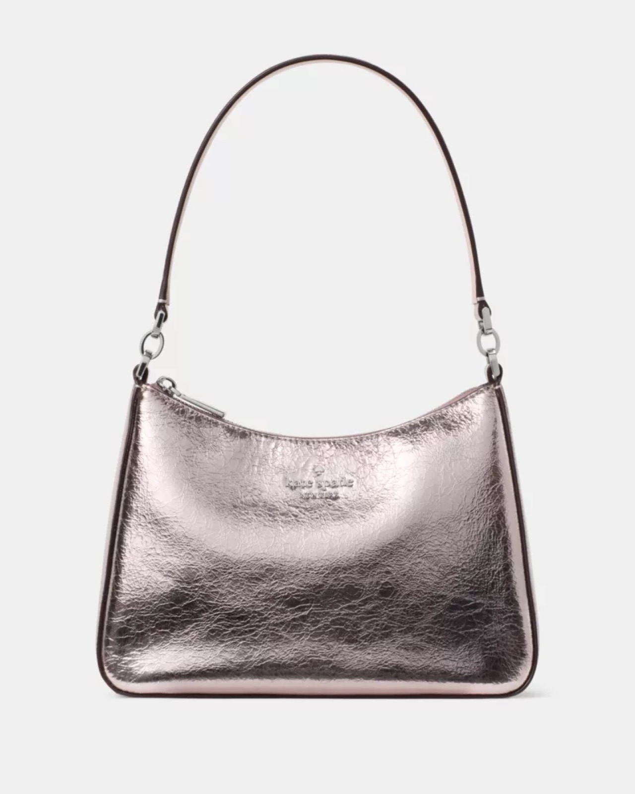 Kate Spade Margot Crinkle Metallic Convertible Shoulder Bag Lilac Moonlight - Preorder