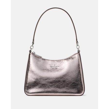 Kate Spade Margot Crinkle Metallic Convertible Shoulder Bag Lilac Moonlight - 1