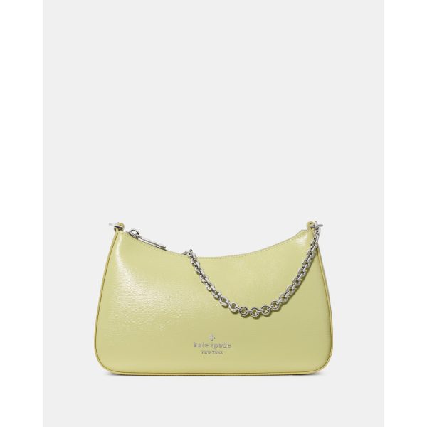 Kate Spade Margot Textured Leather Shoulder Bag in Tennis Ball - Preorder