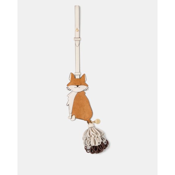 Kate Spade Critters Ginger Fox Bag Charm in Biscotti Multi - Preorder