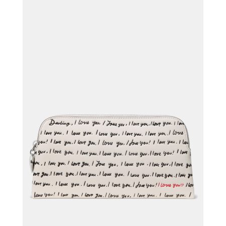 Kate Spade Devin I Love You Pouch in Cream Multi - Preorder