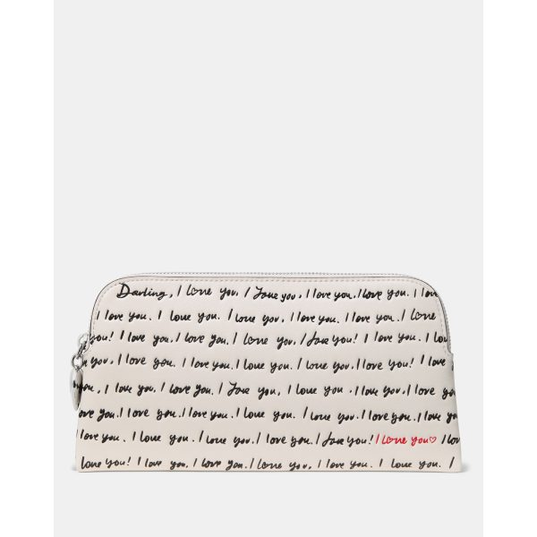 Kate Spade Devin I Love You Pouch in Cream Multi - Preorder