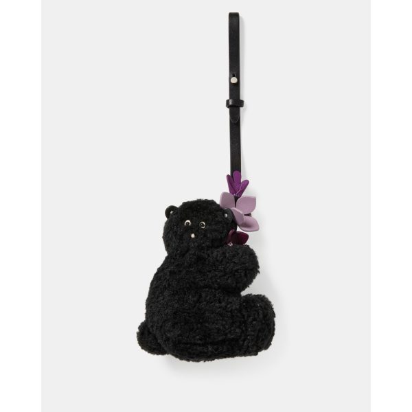 Kate Spade Critters Penelope Bear Bag Charm in Black - Preorder