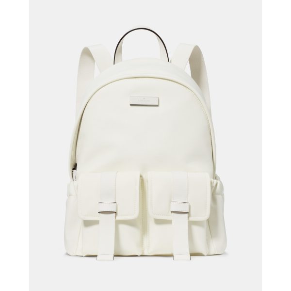 Kate Spade Carter Nylon Cargo Backpack in Meringue - Preorder