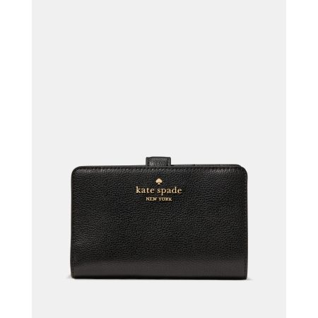 Kate Spade Medium Bifold Wallet in Black (KN751BLK) - Preorder