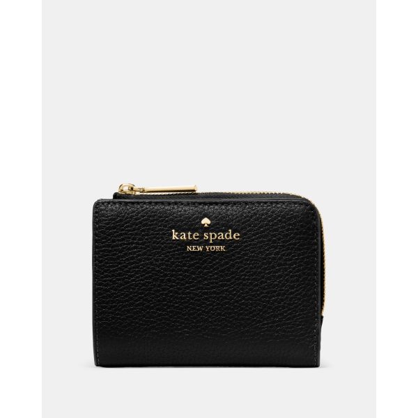 Kate Spade Small L-zip Wallet in Black (KN766BLK) - Preorder