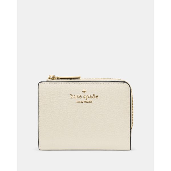Kate Spade Small L-zip Wallet in Meringue - Preorder