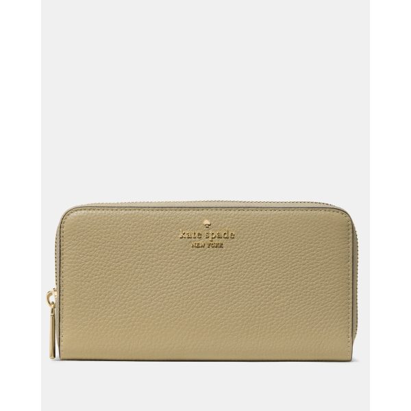 Kate Spade Large Continental Wallet in Hot Fudge - Preorder