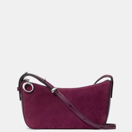 Kate Spade Halo Suede Crossbody Purple Agate - Preorder