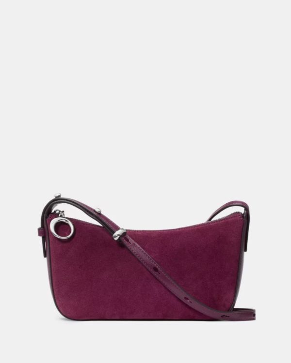 Kate Spade Halo Suede Crossbody Purple Agate - Preorder