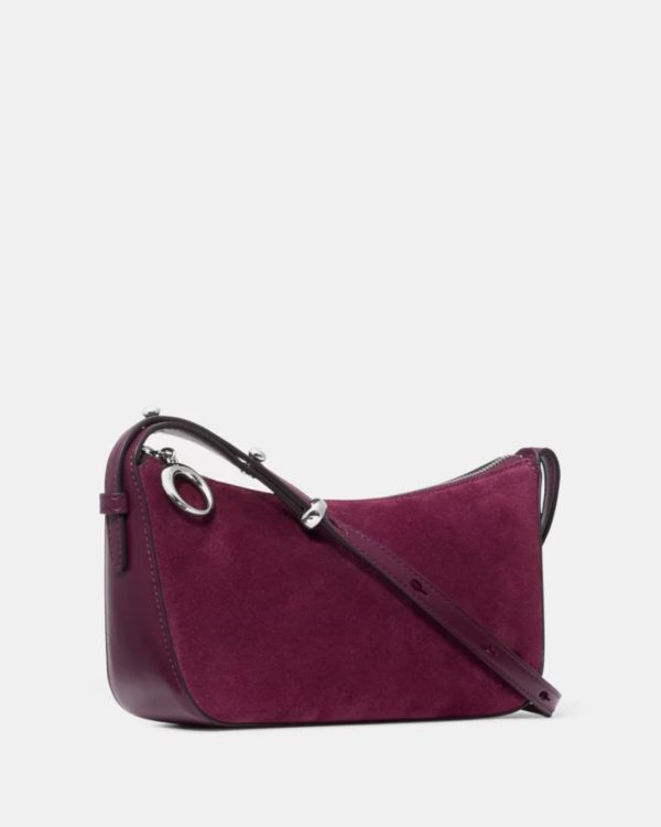 Kate Spade Halo Suede Crossbody Purple Agate - Preorder