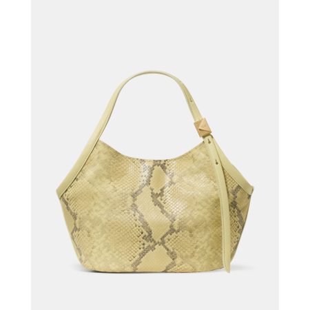 Kate Spade Deco Snake Embossed Small Tulip Tote Bag in Pale Citron - Preorder