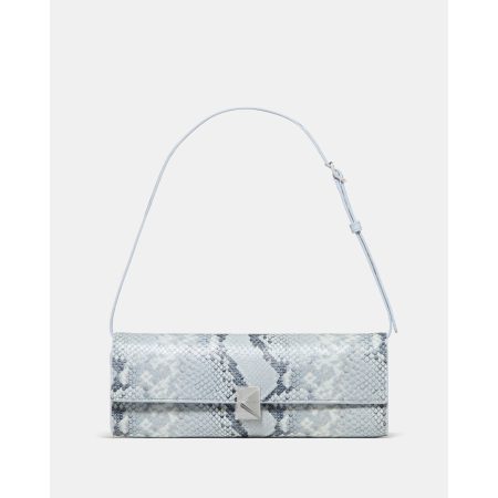 Kate Spade Deco Snake Embossed Soft Mini Shoulder Bag in Pale Sapphirine - Preorder